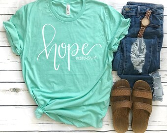 Hope SVG file, Hand Lettered SVG, Bible Verse SVG, Cricut svg, silhouette svg