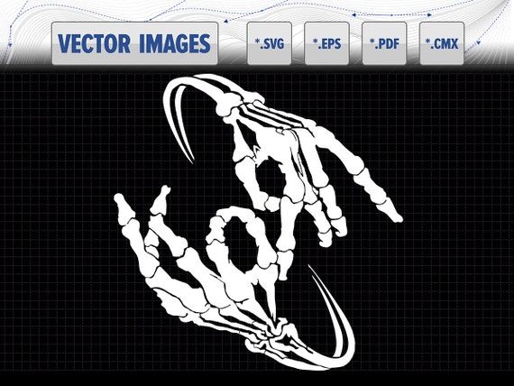 KORN skeleton hands vector graphic svg eps pdf cmx and