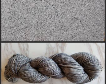 Hand Dyed Yarn, Merino, DK Weight Tonal Yarn, Perfect for Hats, Scarves, Sweaters and all Winter Accessories - Granite