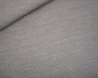Gray Fabric Vintage by the Yard, Yardage, Dark Gray Dense Retro Cotton, Apparel Fabric, Clothing Soviet Fabric, Natural Material, Woven,Sale