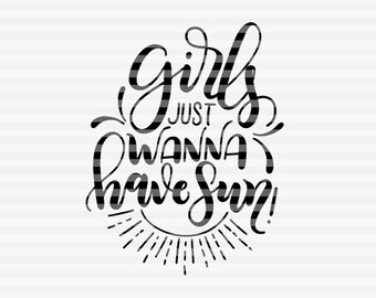 Download Girls just wanna svg | Etsy