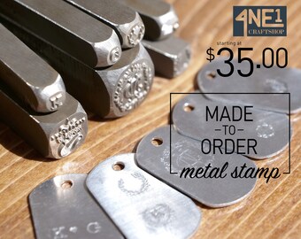 metal custom stamp stamping stamps jewelry customized