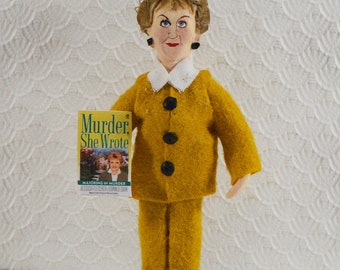 Angela Lansbury Celebrity Art Miniature Sized Figurine British Actress Stage Performer