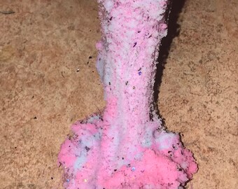 Cotton Candy Cloud Slime with Glitter
