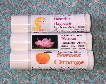 Natural Lip Gloss- Sweet Orange