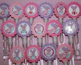 Abby Mini Bubble Wands Birthday Party favors- set of 15