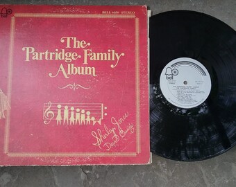 Partridge Family Album Vinyl Record Shirley Jones David Cassidy Bell Records 1970s vintage I Think I Love you
