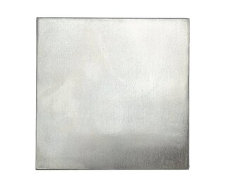 Steel Bench Block (4" x 4" x 3/4") Metal stamp Number and Letter Stamping