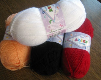 Baby yarn Sekerim, Alize yarn, acrylic yarn, hypoallergenic yarn, yarn for kids, knitting yarn, crochet yarn, yarn for sale,