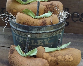 Halloween Decoration, Primitive Pumpkin Bowl Fillers, Fall Home Decor, Halloween Pumpkin Gourds Set Of 5