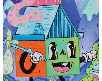 A4 Print Home Is Wherever I Go