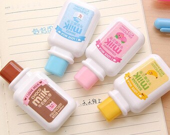 Milk Bottle Correction Tape School Supplies