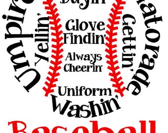 ZIP FILE Baseball Mom Concession Stand Umpire Yellin