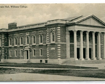 Grace Hall Williams College Massachusetts 1910s postcard
