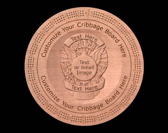 Custom Personalized Cribbage Board
