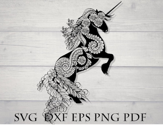 Download Mandala horse unicorn svg / zentangle unicorn / zentangle ...