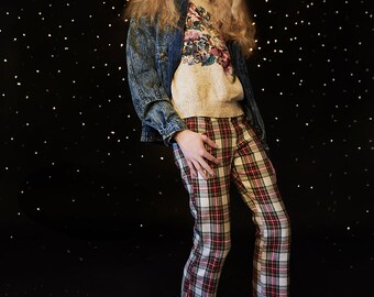 Vintage Acid Wash Jean Jacket with Leather by Eagles Ridge