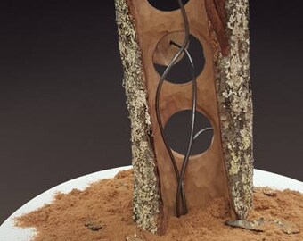 Dismantled - Cherry Wood Sculpture