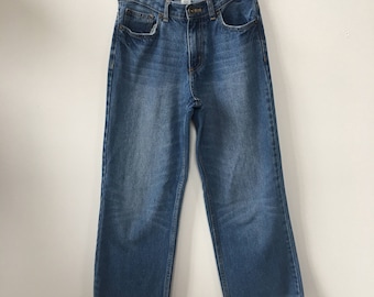 1990s Women's Vintage Denim with Raw Hem