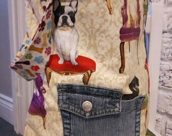 dogs just recycled tote bag