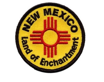 New Mexico Patch - Land of Enchantment (Iron on)