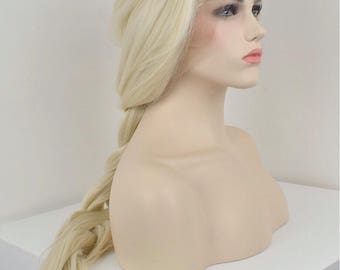 Platinum Blonde - Nordic - heat resistant synthetic lace front wig - Cosplay / Everyday wear/Special occasions / Elsa / Daenerys