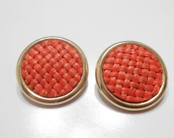Vintage Bergere Clip On Earrings (7368)