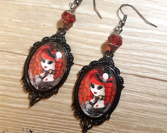 Ventruesa earrings // Victorian vampire