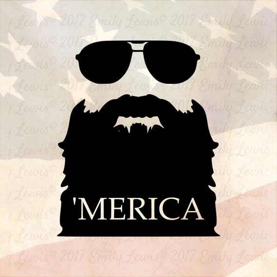 Download 4th of July svgs 'MERICA svgs Merica svg beard svgs