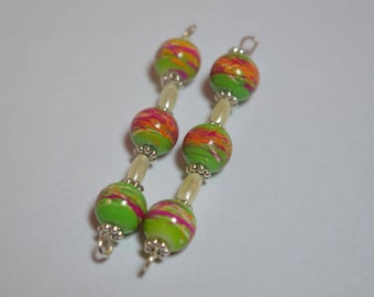 Set of 2 handmade pendants