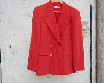 EMPORIO ARMANI RED Double Breasted Blazer