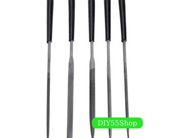 High Quality 5Pcs Set 3x140mm Assorted Diamond File Needle Files Rasp Hand Tools for Ceramic Glass Gem Wood Carving Craft