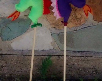 Stick Dragon - Stick Horse - Hobby Horse