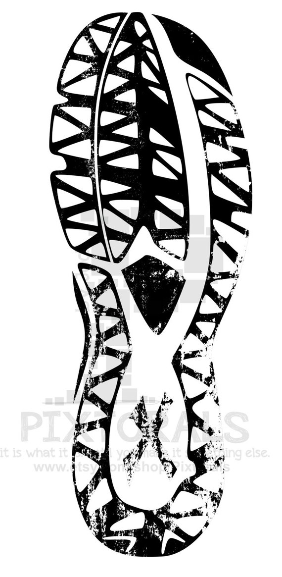 Track Shoe Tread Clipart Sketchy EPS file Vector and jpeg