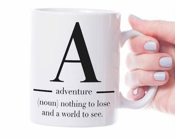 Cup gift with motif "adventure"