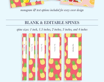 Printable Binder Covers, Monogram Binder Covers, Teacher Binder Inserts, Student Printable Binder Covers and Spines, School Binder