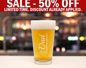 Father's Day Gift, Dad Beer Glass, Best Dad Gift, Dad's Beer, Daddy Gift, Dad Established Gift, Dad Est, Gift for Dad, Personalized Beer Mug