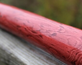 Red Sedona finish Pine Walking Stick