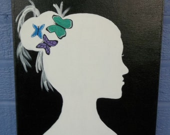 Butterflies in Her Hair