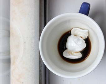 Elephant Mug by CREATURE CUPS | Hidden Animal Cup | Blue Ceramic Dumbo | Holiday and Birthday Gift for Coffee & Tea Lovers