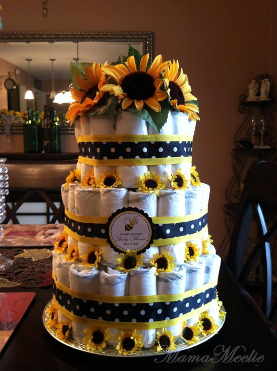 Bee Baby Shower Cakes