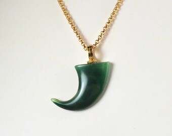 Vintage Italian Horn Evil Eye Amulet Corno Cornicello
