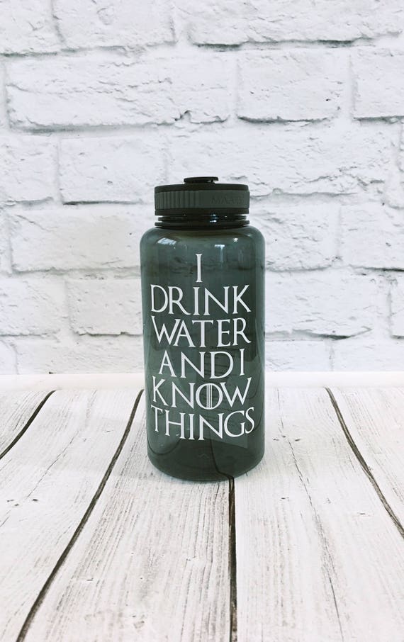 Custom water bottle/game of thrones water bottle/Water
