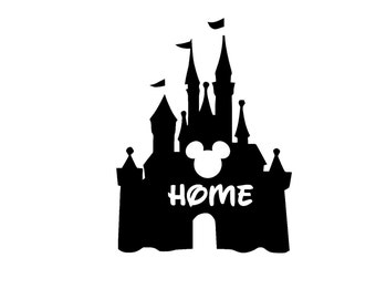 Cinderella Castle Home Iron on T Shirt Design