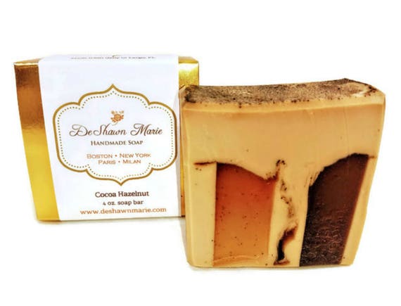 Hazelnut Coffee Soap/Handmade Soap/Vegan Soap/Natural Soap/Soap Gift/Christmas Gift/Gift for her/Coffee Soap/Coffee Birthday Gift/Fall Soap