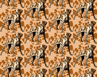 American foxhound fabric
