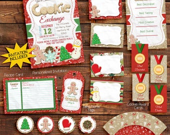 Cookie exchange invitation / Printable Invite