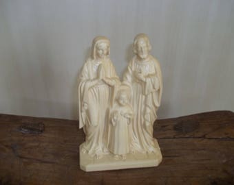 Holy Family Religious Hard Plastic Statue