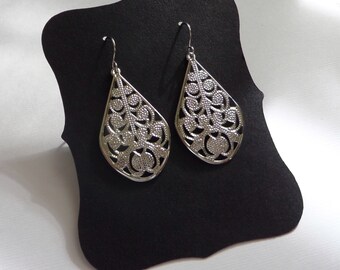 Matte Black Earring Display Cards, Jewelry Display, Jewelry Card, Earring Card