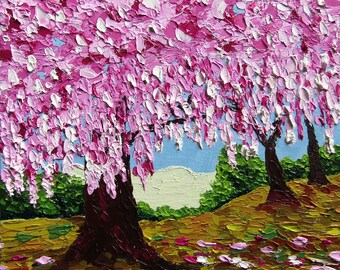 OIL PAINTING | Sakura blossom